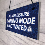 Boys Bedroom Sign Gaming Sign Gift For Son Brother Door Sign