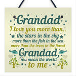 Grandad Gift For Birthday Grandad Gifts From Grandchildren Card