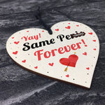 Handmade Hen Party Decorations Hen Party Gift Wooden Heart Gift