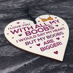 Love You Plaque Funny Anniversary Christmas Gift Husband