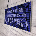 FUNNY Do Not Disturb Gaming Sign For Boys Bedroom Man Cave