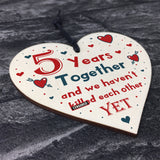 Funny Rude 5th Anniversary Gift For Husband Wife Gift For Him