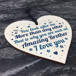 Brother Birthday Gift Heart Brother Christmas Card Gifts For Him