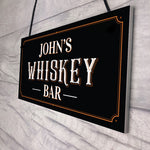 Vintage Personalised Whiskey Bar Sign Home Bar Pub Sign Alcohol