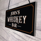 Vintage Personalised Whiskey Bar Sign Home Bar Pub Sign Alcohol